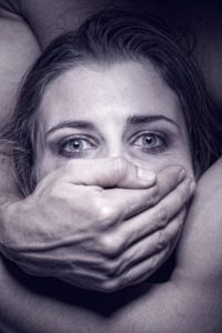 Fear of woman victim of domestic violence and abuse